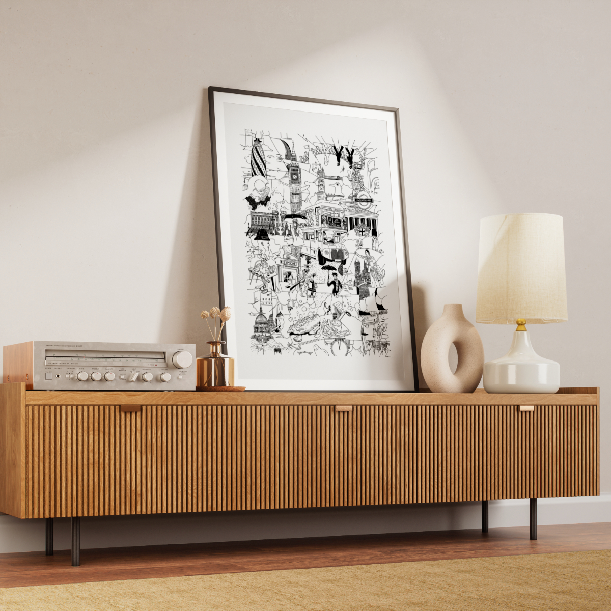 LONDON- Fine Art Poster 50x70 cm / 20x28″ - Image 3