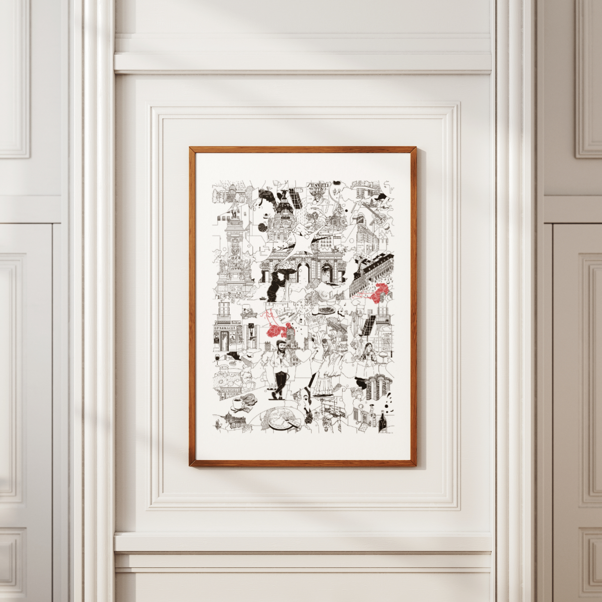 MADRID- Fine Art Poster 50x70 cm / 20x28″ - Image 3