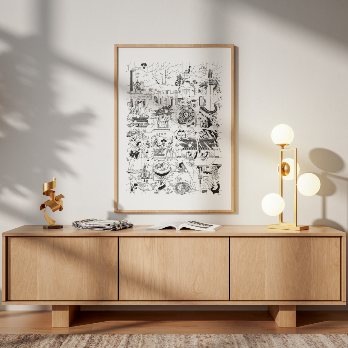 SEOUL- Fine Art Poster 50x70 cm / 20x28″ - Image 2