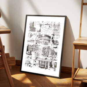 SYDNEY- Fine Art Poster 50x70 cm / 20x28″