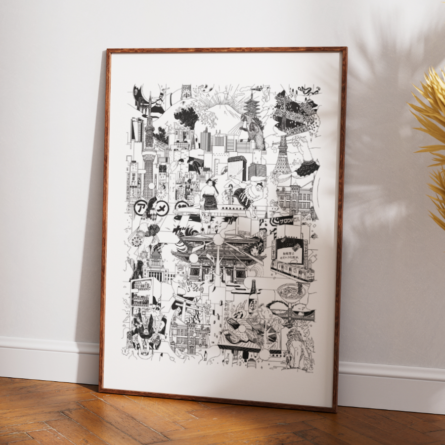 TOKYO- Fine Art Poster 50x70 cm / 20x28″