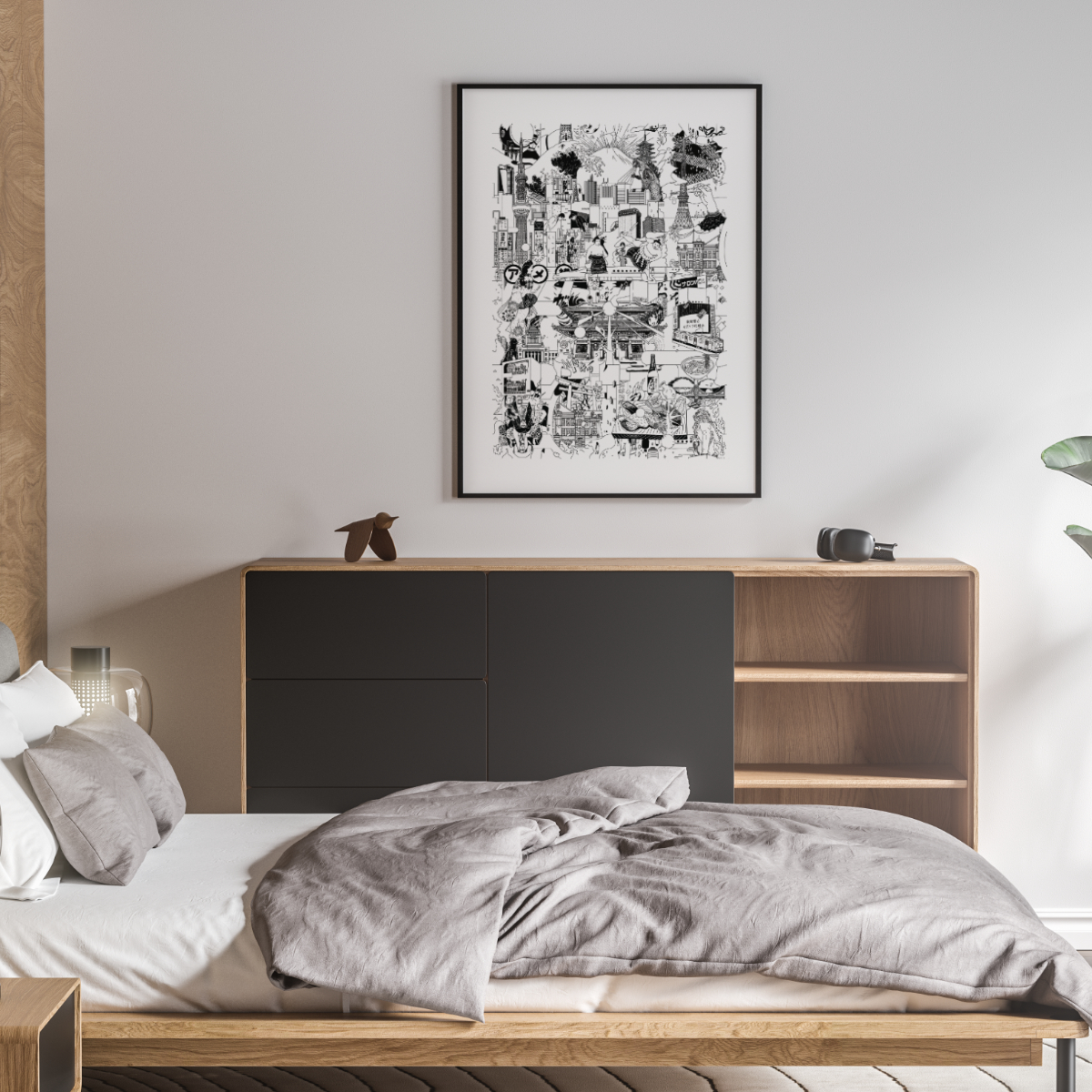 TOKYO- Fine Art Poster 50x70 cm / 20x28″ - Image 3